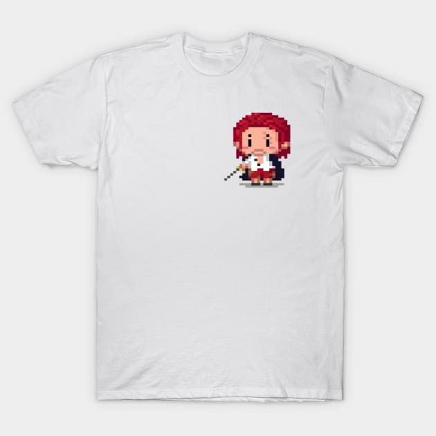 Shanks 8bit T-Shirt by Kopi Aiko Art